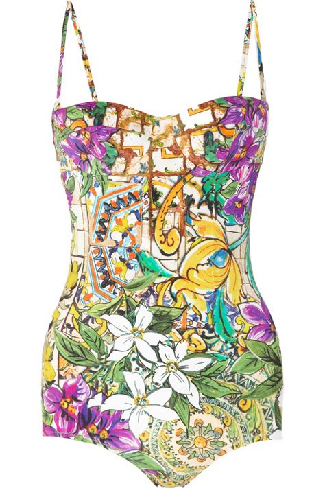 beachwear dolce gabbana|dolce & gabbana swimsuit.